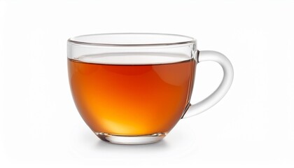 Wall Mural - a cup of tea isolated on white background