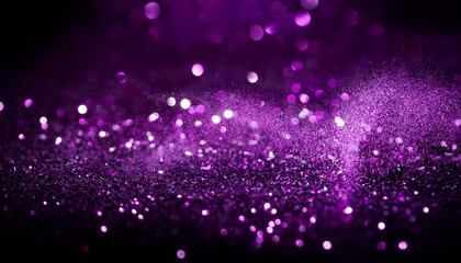 Wall Mural - dust with purple glitter effect