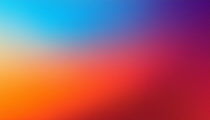 Wall Mural - color gradient background grainy blue red orange noise texture abstract backdrop banner poster header cover design