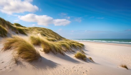 Poster - dune beach at the north sea coast sylt schleswig holstein germany