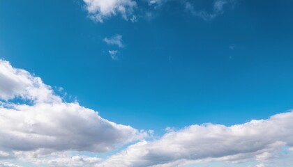 beautiful blue sky with soft white clouds timelapse for abstract background