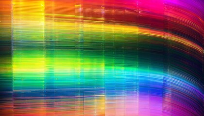 Wall Mural - vibrant glitch art abstract background with dynamic rainbow colors