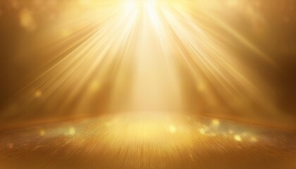 Wall Mural - golden scene with light rays background