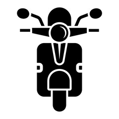 Poster - scooter Solid icon