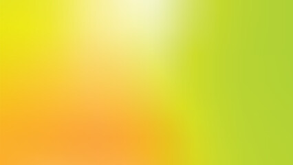 Poster - yellow and green mesh gradient color background