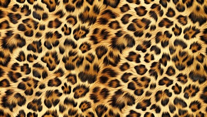 Realistic leopard fur seamless pattern tile, leopard, fur, seamless, pattern, realistic, texture, tile, wildlife, wild