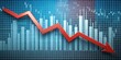 © Ole Studio - Recession and crisis concept with declining chart, recession, crisis, decline, stock market