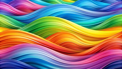 Abstract background with colorful waves, abstract, background, waves, swirls, curves, vibrant, color, design, pattern, texture