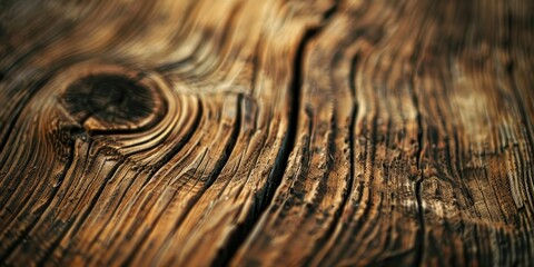 Canvas Print - Close Up of Wooden Texture with Selective Focus