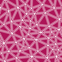 Poster - vector science background. medium triangles size. solid shapes in frames. solid color style. repeata