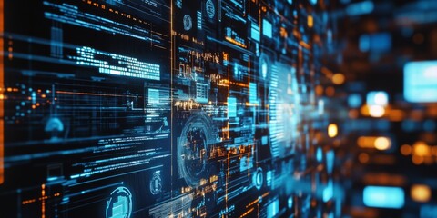 Poster - A detailed visual representation showcasing various forms of digital content, social networking platforms, video streaming services, and NFTs, highlighting the interconnectedness of modern technology