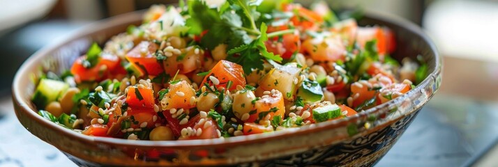 Sticker - Mechouia Salad, a traditional culinary favorite.