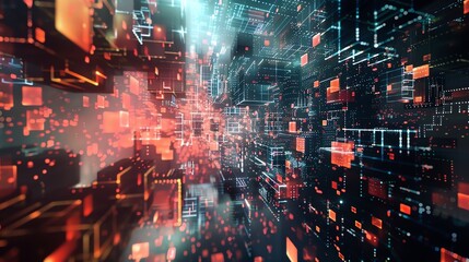 Abstract Digital Network