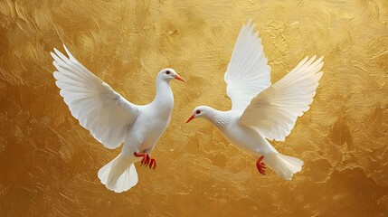 Religious symbols: Holy Spirit, ibis, and dove