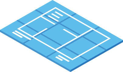 Poster - Blue isometric blueprint showing the detailed plan for building construction
