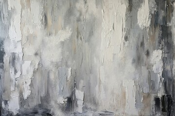 Abstract Grey Painting