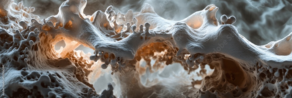 This image explains bone resorption, showing how osteoclasts break down ...