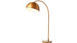 © nuengneng - Elegant gold floor lamp with a curved design, perfect for modern interiors and stylish lighting solutions.