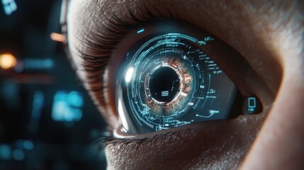 Poster - Cybernetic Eye: A Glimpse into the Future