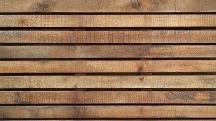 Wooden slats. Natural wood lath line arrange pattern texture background , ai