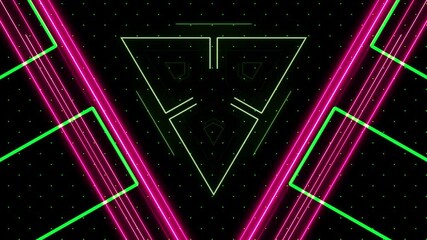 Wall Mural - abstract retro cyber laser digital colorful with glowing neon lights technology background.