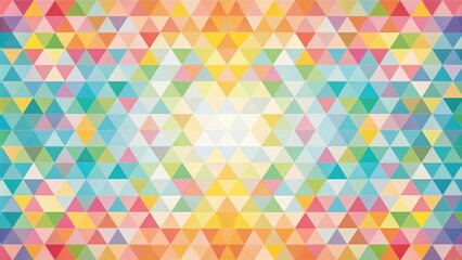 Sticker - Colorful geometric pattern background in light colors , vibrant, abstract, design, colorful, shapes, wallpaper, texture