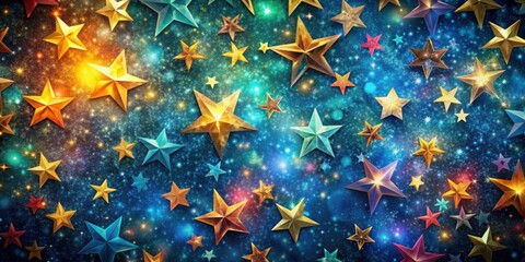 Wall Mural - abstract close up hd background of stars , night sky, celestial, space, astronomy, galaxy, starlight
