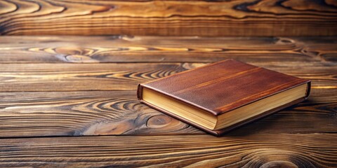 Wall Mural - Close book on wooden table, book, close, wooden, table, literature, education, reading, study, academic, knowledge, library