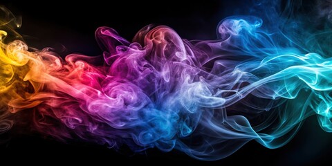 Wall Mural - Abstract background with swirling smoke , abstract, background, texture, smoke, flow, artistic, swirl, ethereal, mysterious