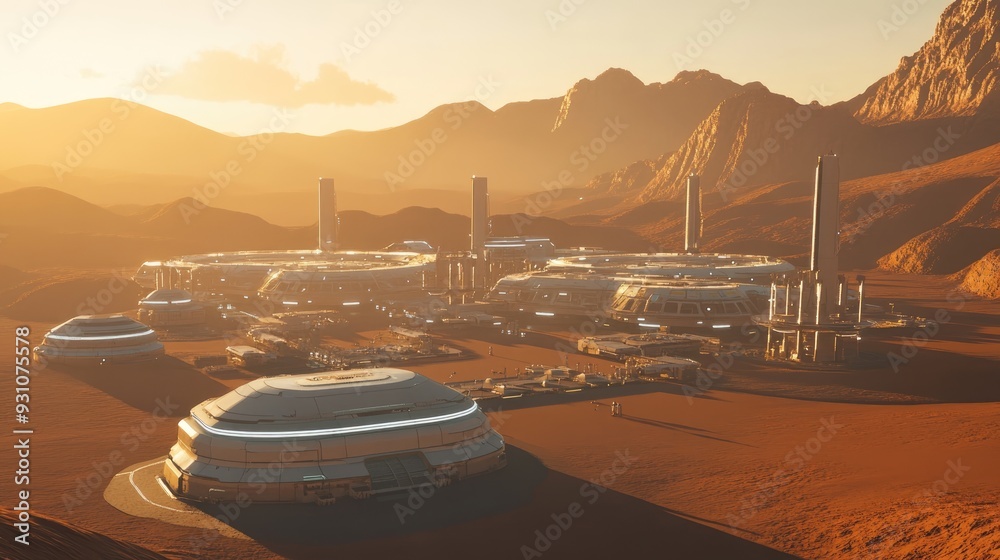 An alien city thrives in the main square filled with various creatures ...