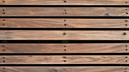 Wooden slats. Natural wood lath line arrange pattern texture background , ai