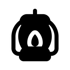 Poster - lantern glyph icon