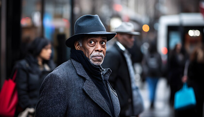 Take street photography with a busy mind and tell a story