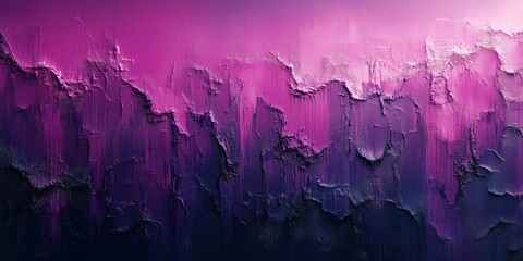 Wall Mural - Lavender Mint Glitch: Jagged Patterns on Canvas, generative ai