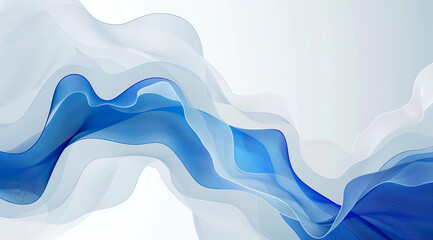 Sticker - Abstract blue and white background vector wallpaper