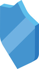 Poster - Blue shield is providing safety and security from online threats and attacks