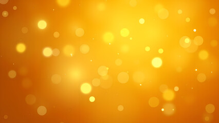 Golden bokeh background with glitter