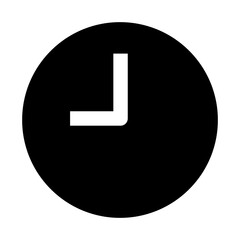 Wall Mural - time clock vector flat icon