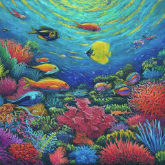 tropical coral reef