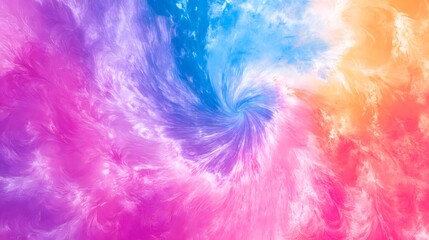 Canvas Print - Abstract Swirling Colorful Background.