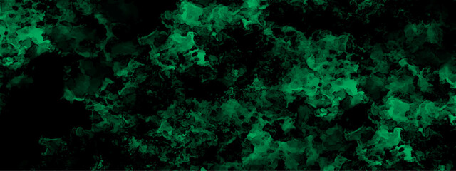 Poster - Abstract colorful blue sky background. Grunge marbled pattern and rough paint with dark green rough grainy stone or concrete wall texture design. Stone rock metal plaster concrete wall