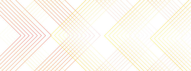 Poster - Abstract modern minimalistic golden and red geometric line with layered geometric triangle shapes. Futuristic digital landscape with lines. Concept for dynamic websites, striking posters, and business