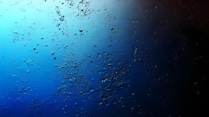 Poster - Abstract blue gradient texture with scattered elements.