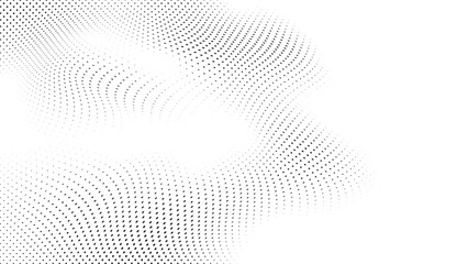 Wall Mural - Circle Halftone Vector Art, Icons, and Graphics Elements.
