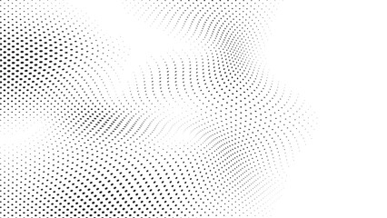 Wall Mural - Circle Halftone Vector Art, Icons, and Graphics Elements.
