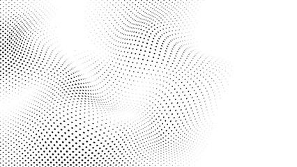 Wall Mural - Circle Halftone Vector Art, Icons, and Graphics Elements.
