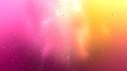 Canvas Print - Abstract gradient background with water droplets and vibrant colors.