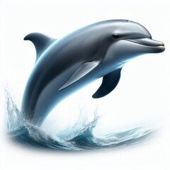 Wall Mural - dolphin in the water