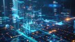 © @adha - Digital Network: Abstract Visualization of Data Flow and Technology