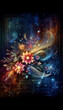 Fractal realms of energy and diversity swirling in a cosmic design